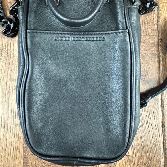 New Aimee Kestenberg Tamitha Crossbody Bag Biker Chain Phone Gunmetal - Picture 2 of 11